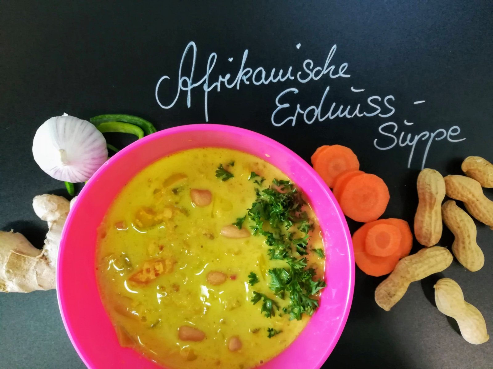 Afrikanische Erdnusssuppe